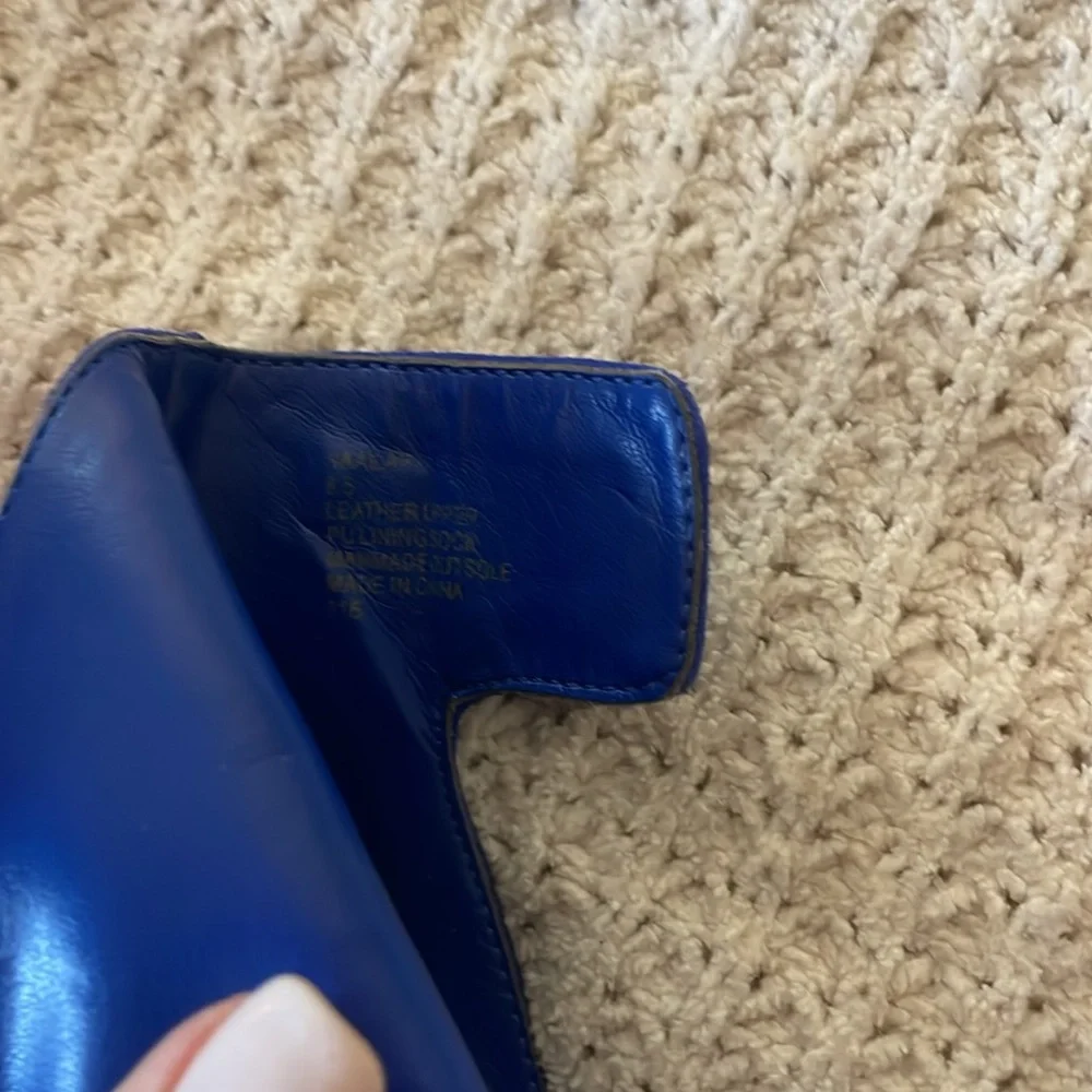 Steve Madden blue heels, size 8.5